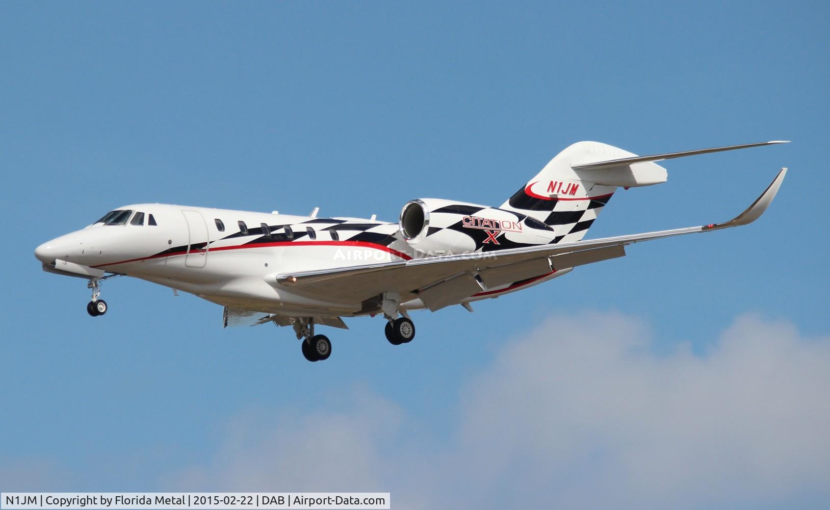 N1JM, 1996 Cessna 750 Citation X Citation X C/N 750-0005, NASCAR Driver Jamie McMurray Citation X