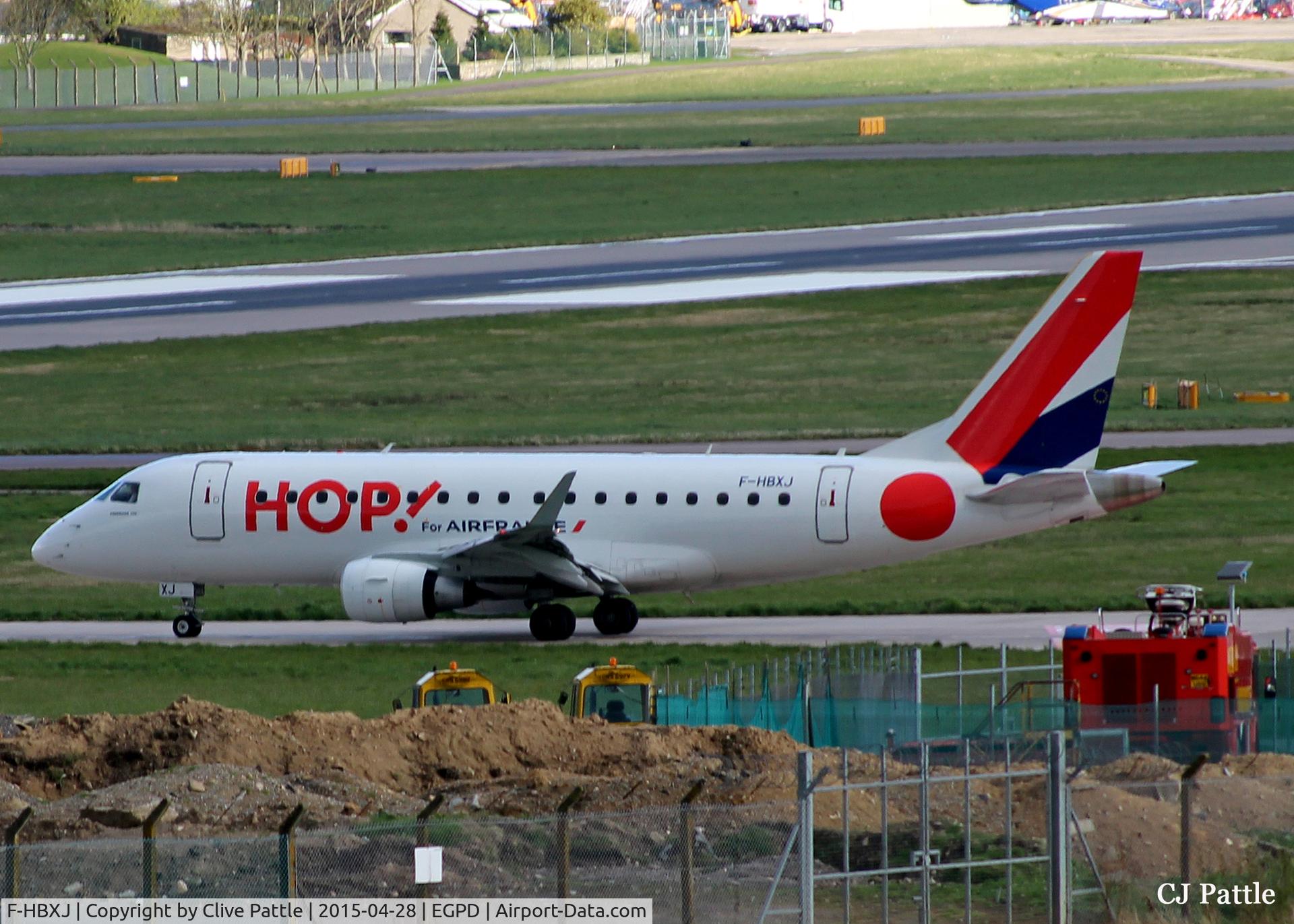 F-HBXJ, 2010 Embraer 170ST (ERJ-170-100ST) C/N 17000312, Air France HOP Regional departing Aberdeen