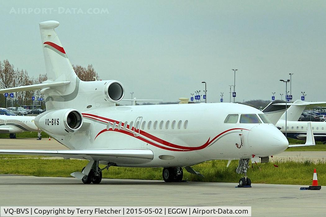 VQ-BVS, 2008 Dassault Falcon 7X C/N 48, 2008 Dassault Falcon 7X, c/n: 48 at  Luton