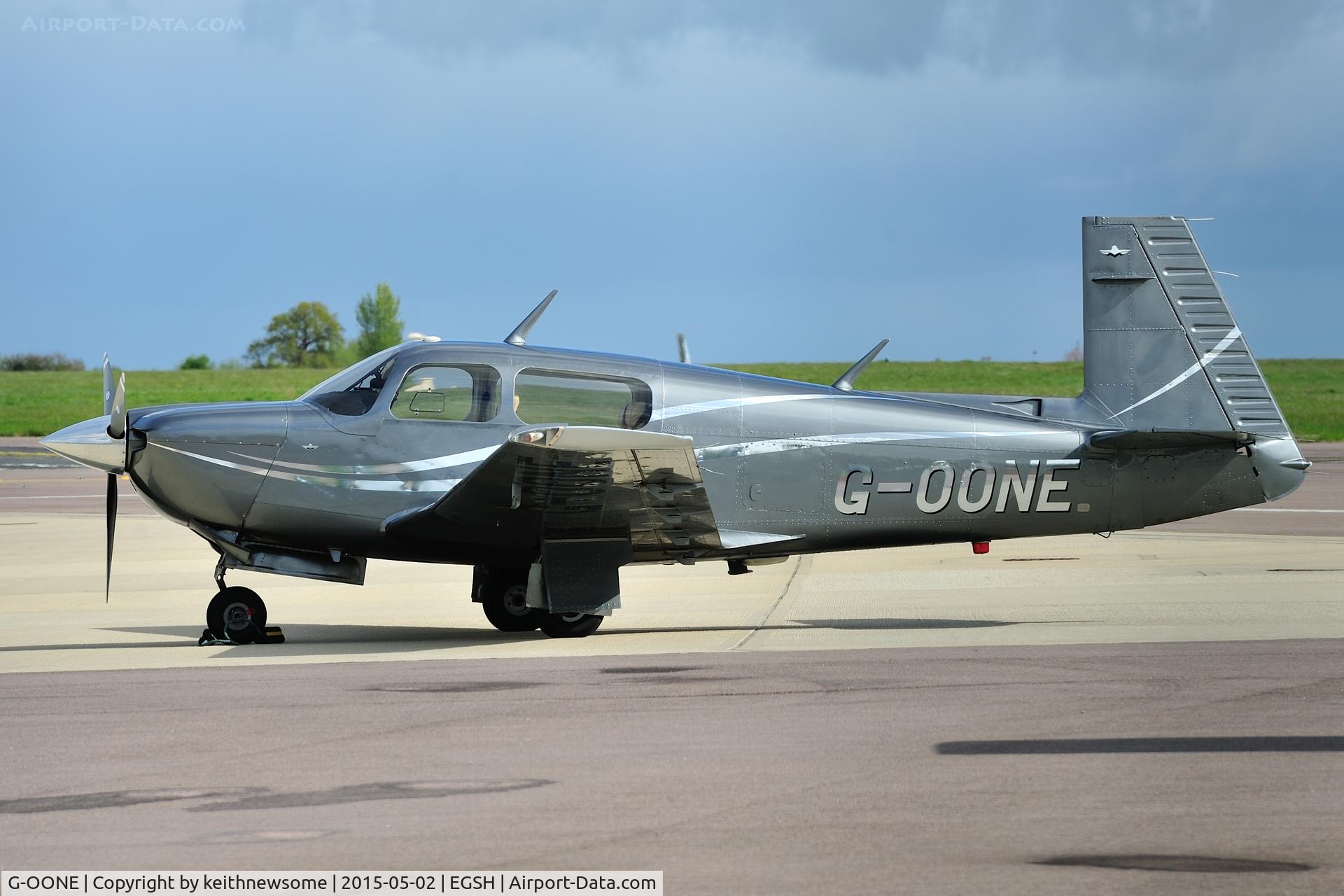G-OONE, 1987 Mooney M20J 201 C/N 24-3039, Nice Visitor.