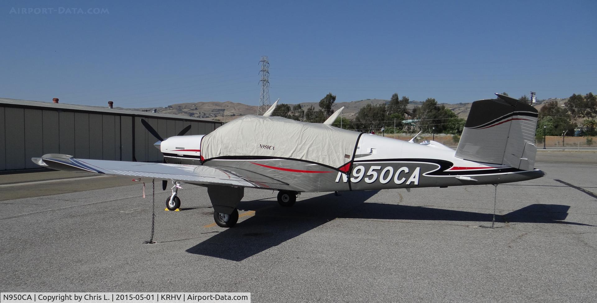 N950CA, 1974 Beech V35B Bonanza C/N D-9667, A local 1974 Beechcraft Bonanza V35 with a brand new paint.