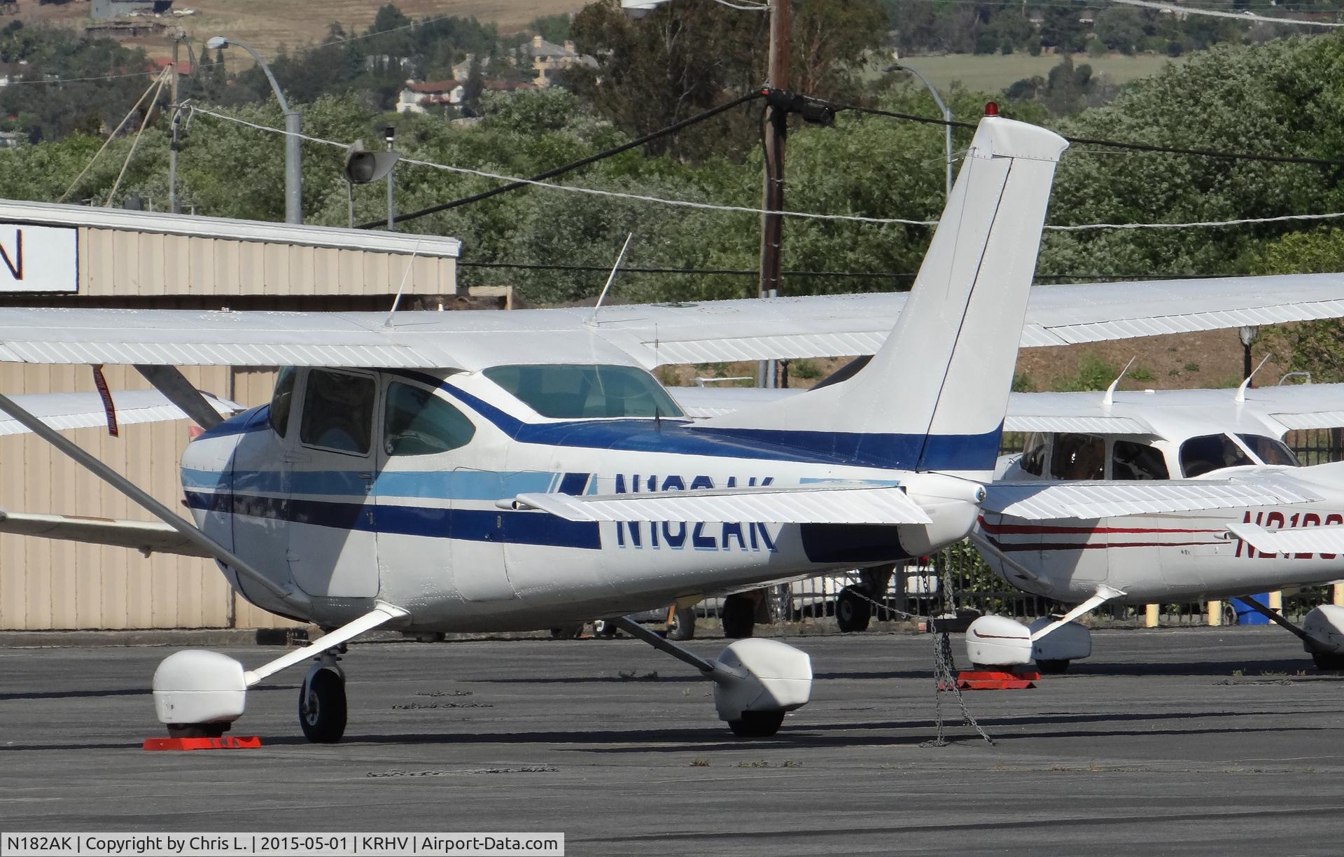 N182AK, 1979 Cessna 182Q Skylane C/N 18267486, Trade Wind's 1979 Cessna 182Q sitting on the ramp.