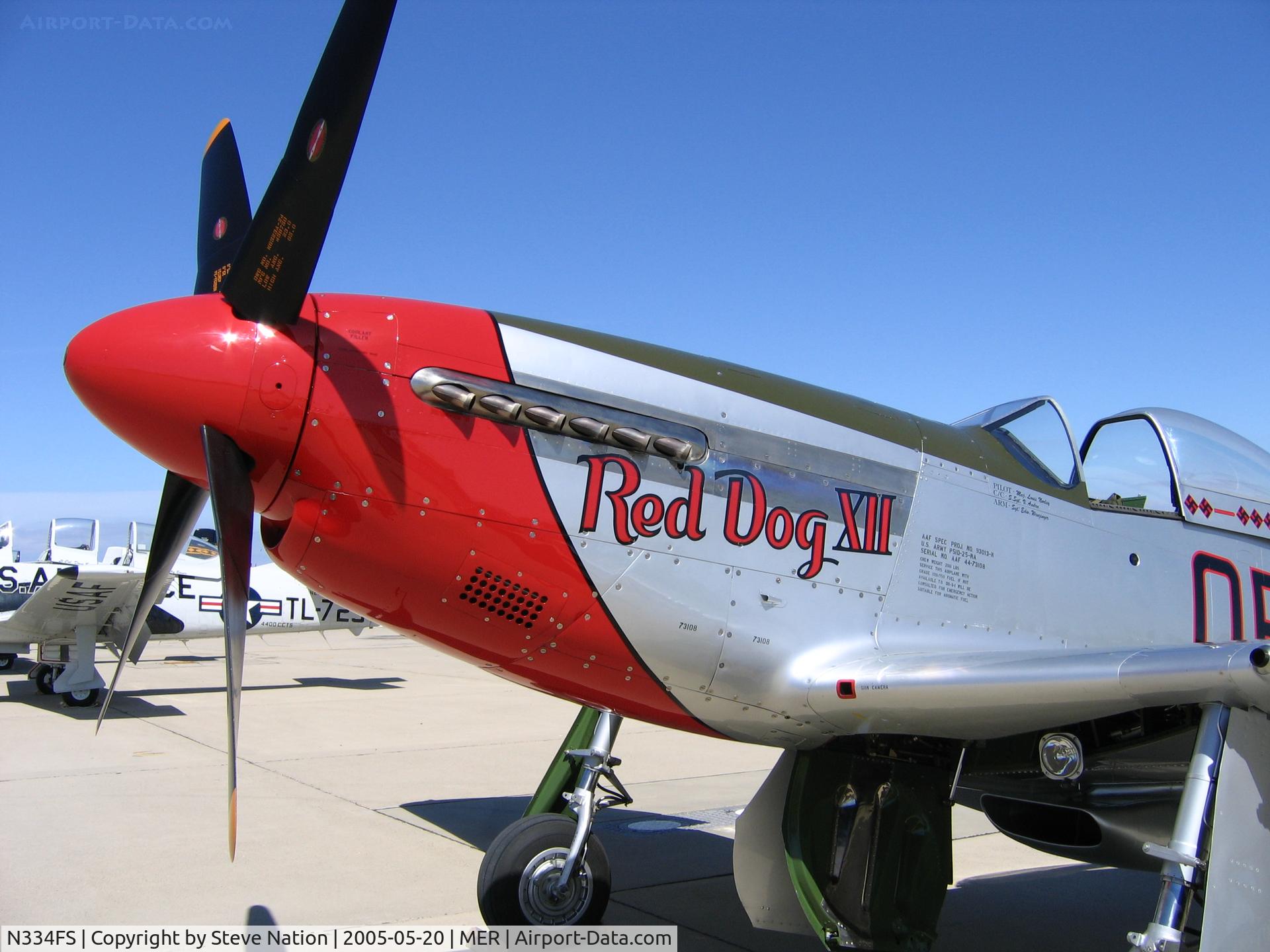 N334FS, 1944 North American P-51D Mustang C/N 122-39366 (44-72907), Close-Up of 