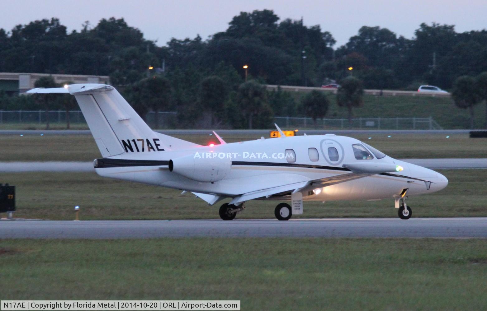 N17AE, 2007 Eclipse Aviation Corp EA500 C/N 000017, Eclipse 500