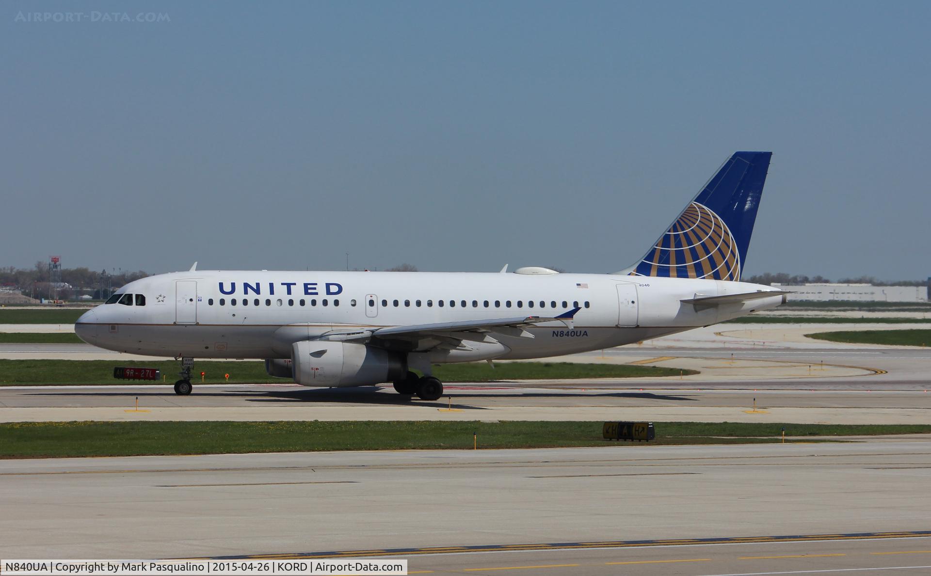 N840UA, 2001 Airbus A319-131 C/N 1522, Airbus A319