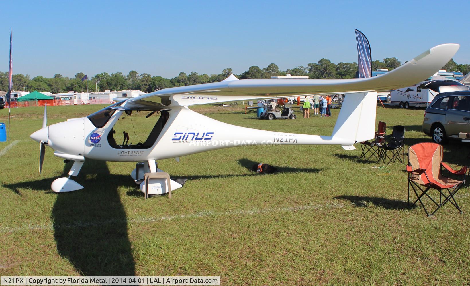 N21PX, 2013 Pipistrel Sinus C/N 535 SFN 912 LSA, Pipistrel Sinus