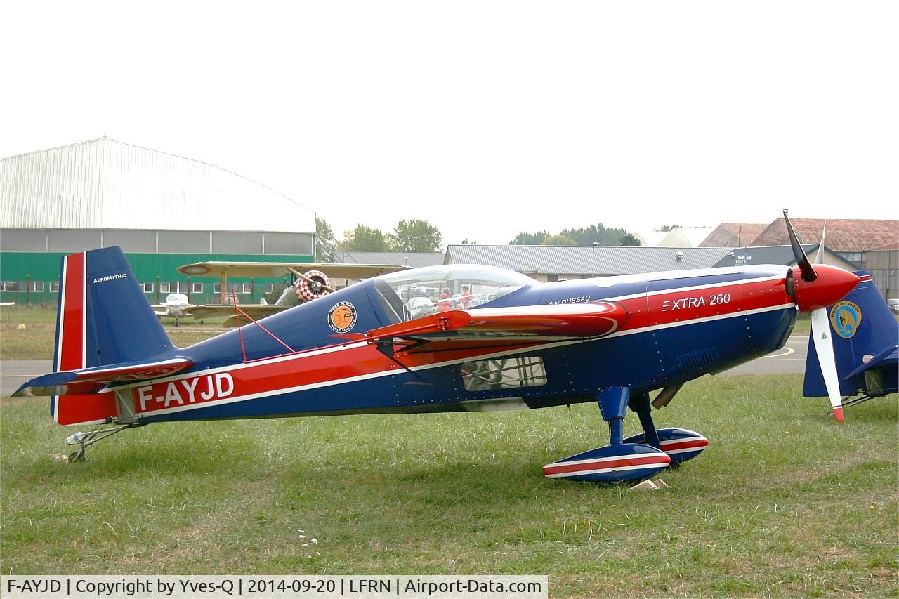 F-AYJD, 1990 Extra EA-260 C/N 02, Extra EA-260, Static display, Rennes-St Jacques airport (LFRN-RNS) Air show 2014