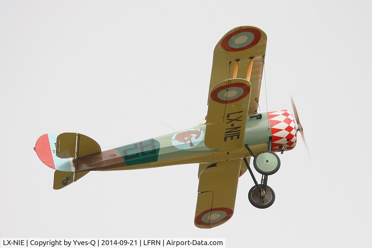 LX-NIE, 2011 Nieuport 28 C.1 Replica C/N 100, Nieuport 28 C.1 Replica, On display, Rennes-St Jacques airport (LFRN-RNS) Air show 2014