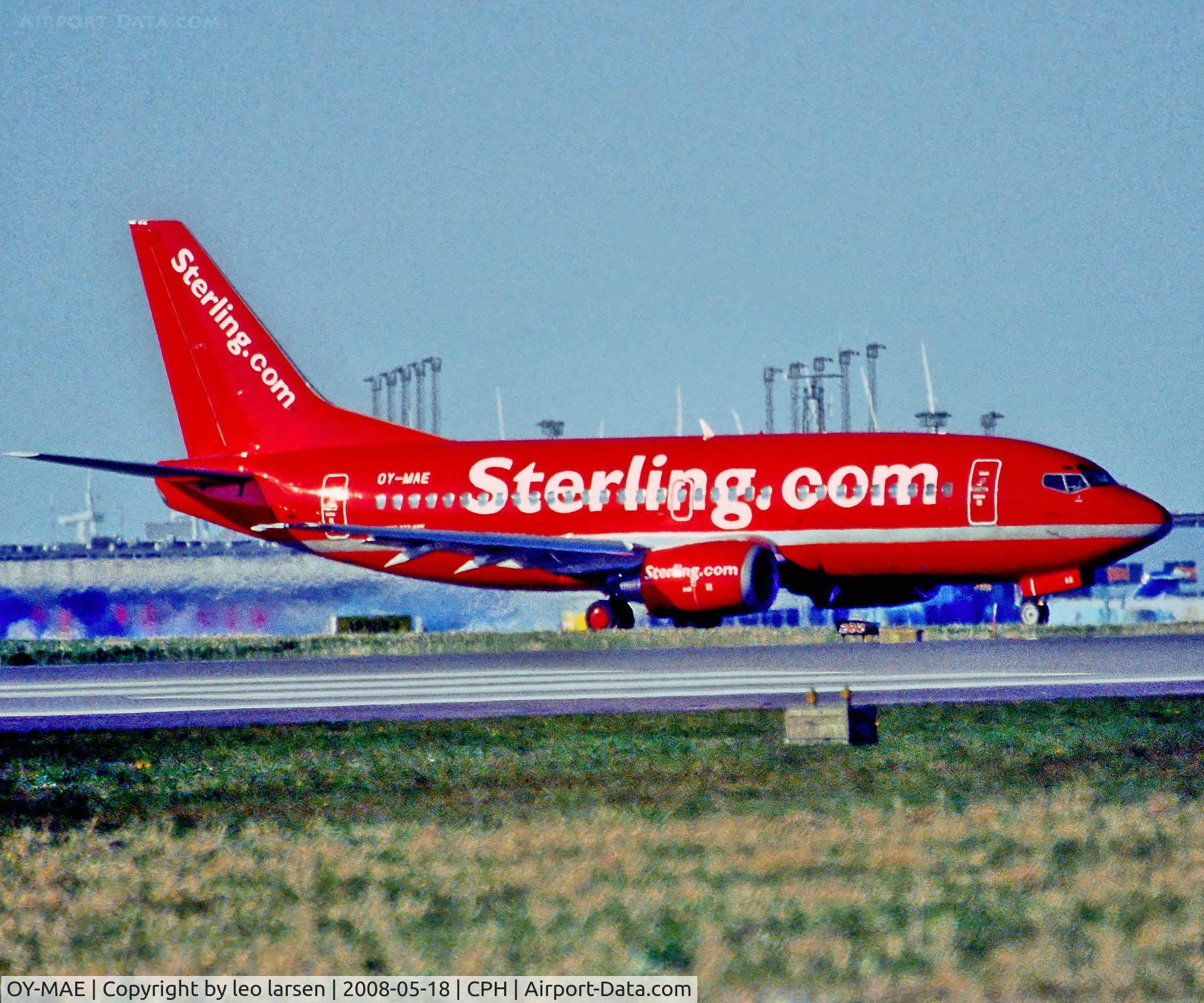 OY-MAE, 1991 Boeing 737-5L9 C/N 25066, Copenhagen Kastrup 18.5.08