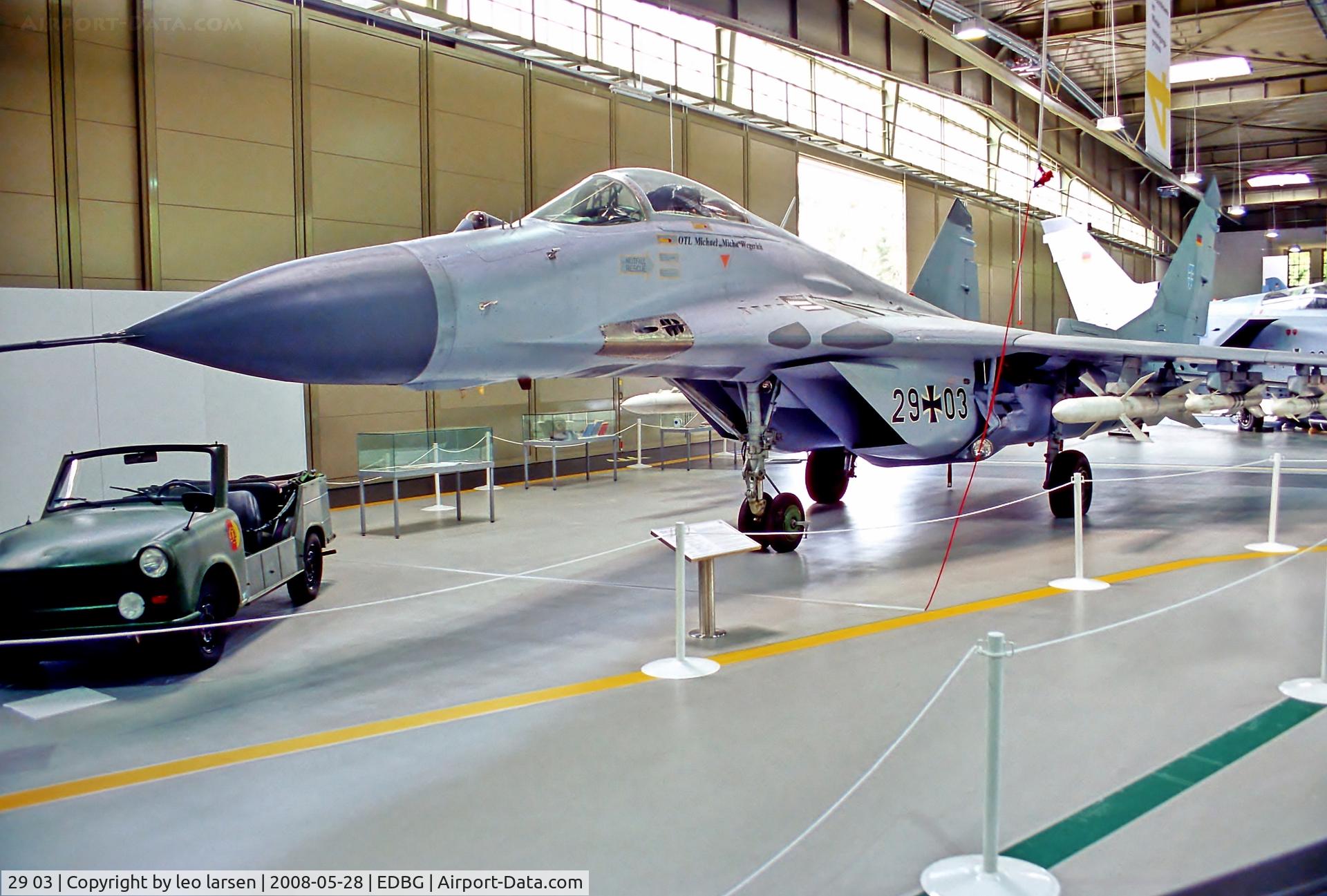 29 03, 1988 Mikoyan-Gurevich MiG-29G C/N 2960525110, Gatow 28.5.08