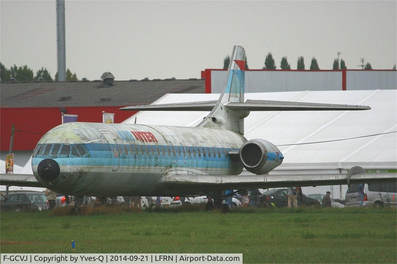 F-GCVJ, 1972 Aerospatiale SE-210 Caravelle 12 C/N 275, Aerospatiale SE-210 Caravelle 12, preserved at Rennes St Jacques airport (LFRN-RNS)