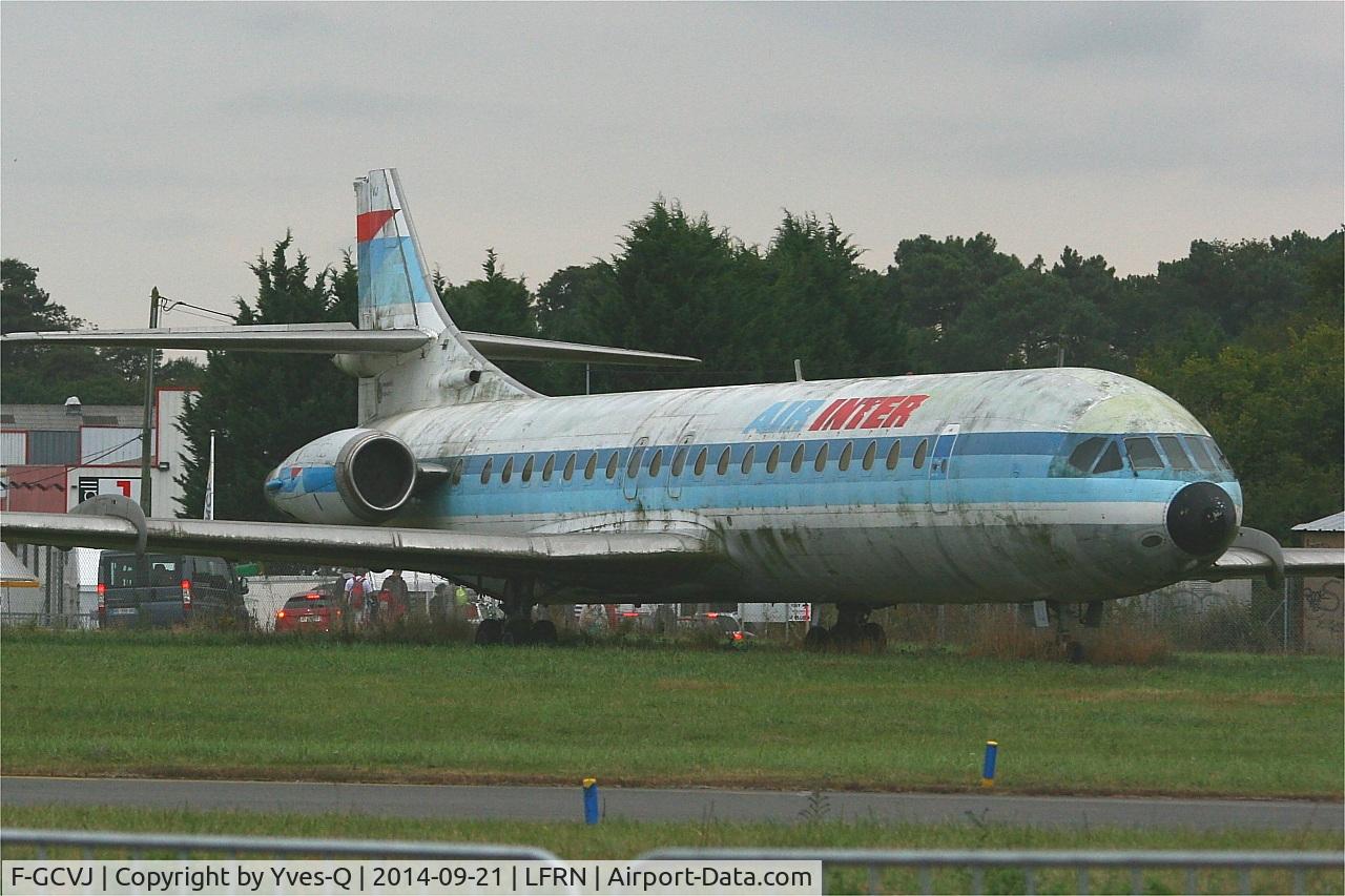 F-GCVJ, 1972 Aerospatiale SE-210 Caravelle 12 C/N 275, Aerospatiale SE-210 Caravelle 12, preserved at Rennes St Jacques airport (LFRN-RNS)
