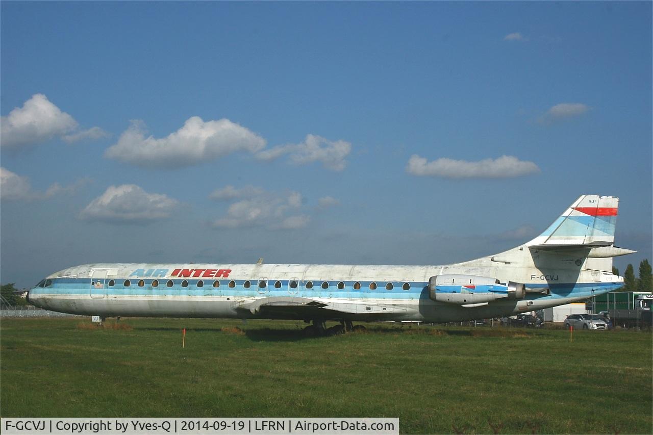 F-GCVJ, 1972 Aerospatiale SE-210 Caravelle 12 C/N 275, Aerospatiale SE-210 Caravelle 12, preserved at Rennes St Jacques airport (LFRN-RNS)