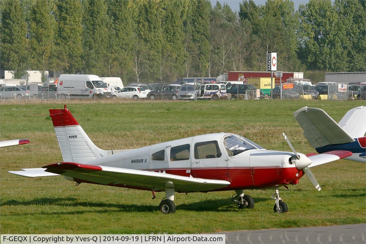 F-GEQX, Piper PA-28-161 Warrior II C/N 28-7716080, Piper PA-28-161 Warrior II, Rennes-St Jacques  Flying club (LFRN-RNS)