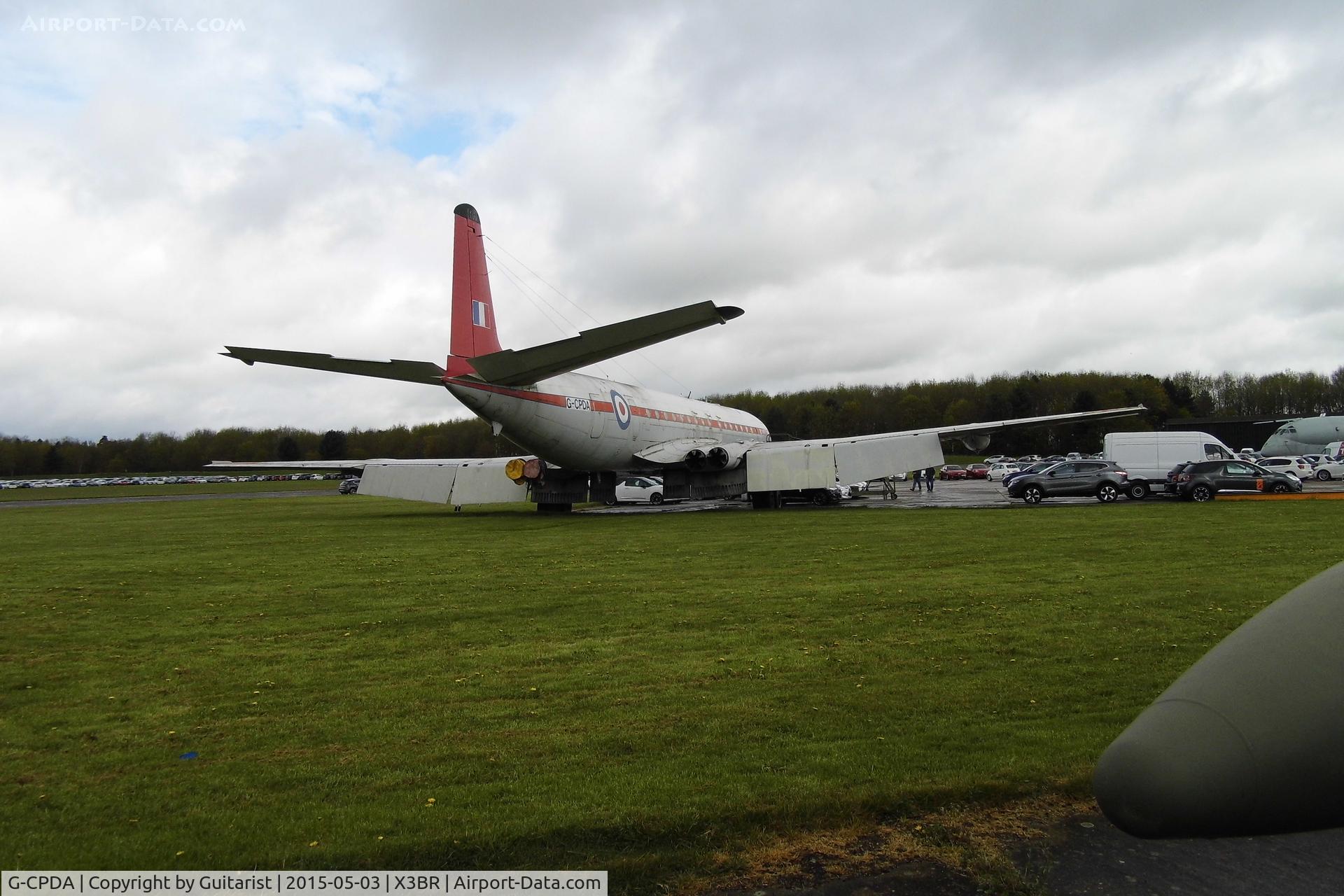 G-CPDA, 1963 De Havilland DH.106 Comet 4C C/N 6473, Got XS235 on the port side. At Bruntingthorpe