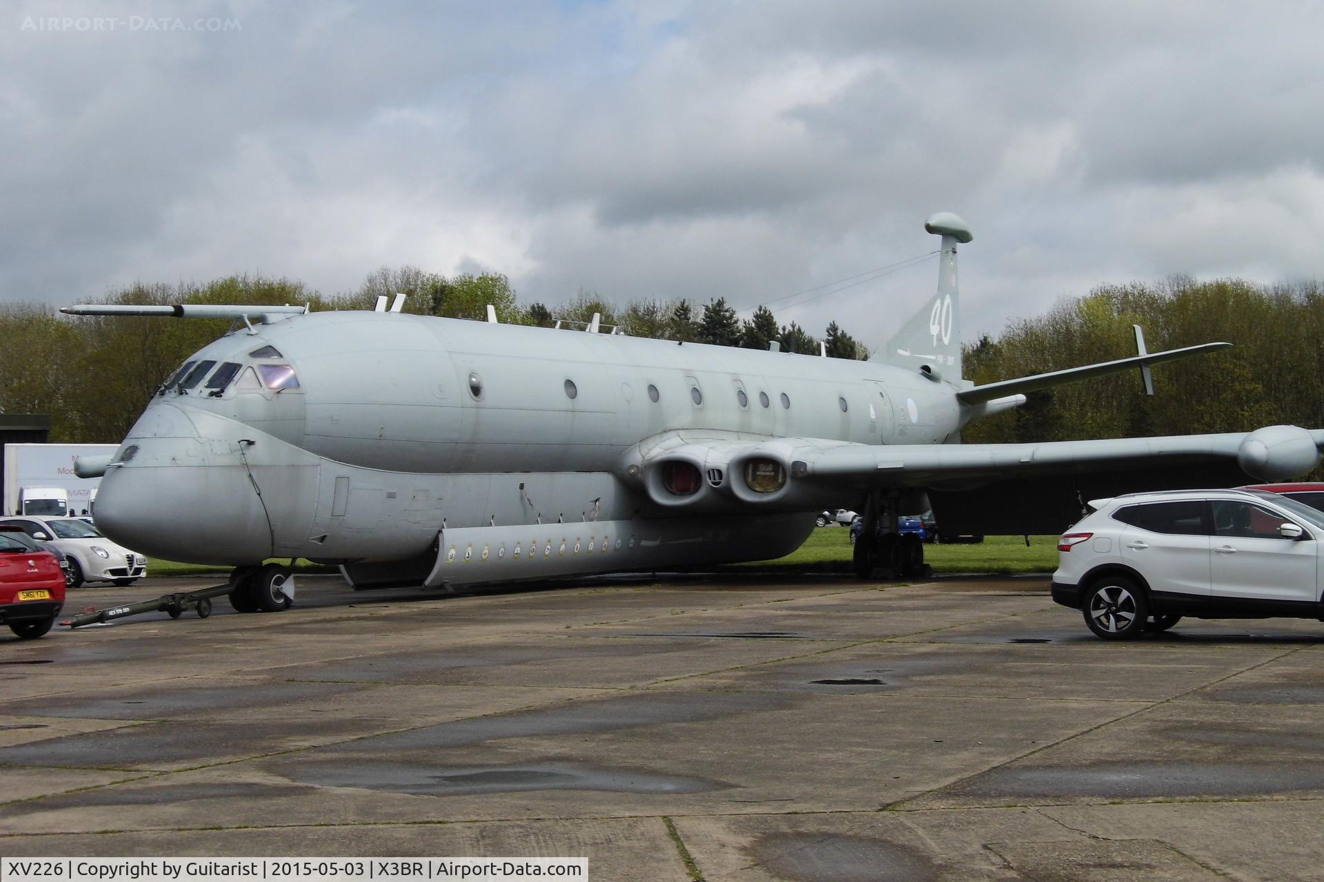 XV226, 1968 Hawker Siddeley Nimrod MR.2 C/N 8001, At Bruntingthorpe
