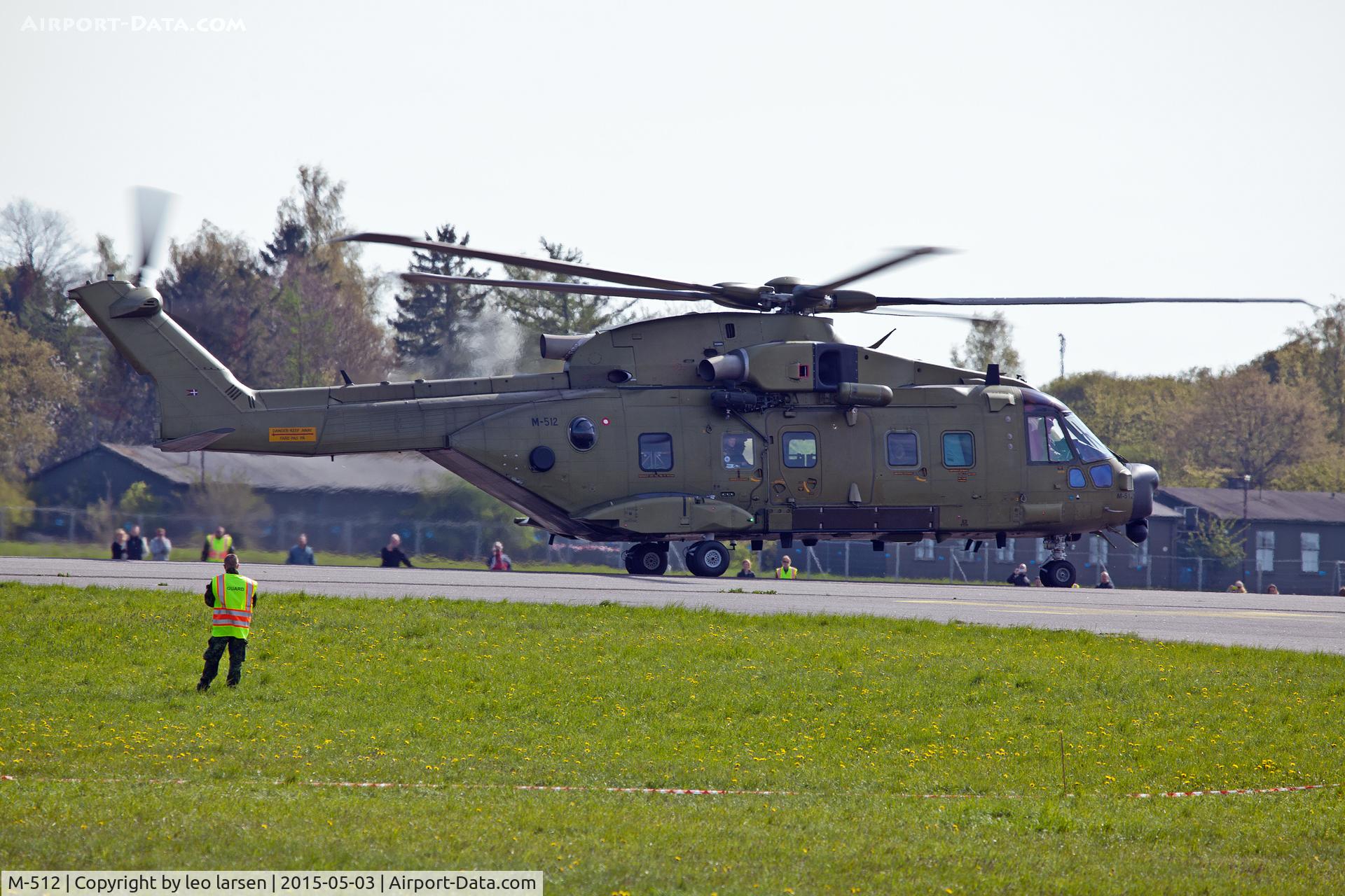 M-512, 2006 AgustaWestland EH-101 Mk. 512 Merlin Joint Supporter C/N 50161, Værløse 3.5.15