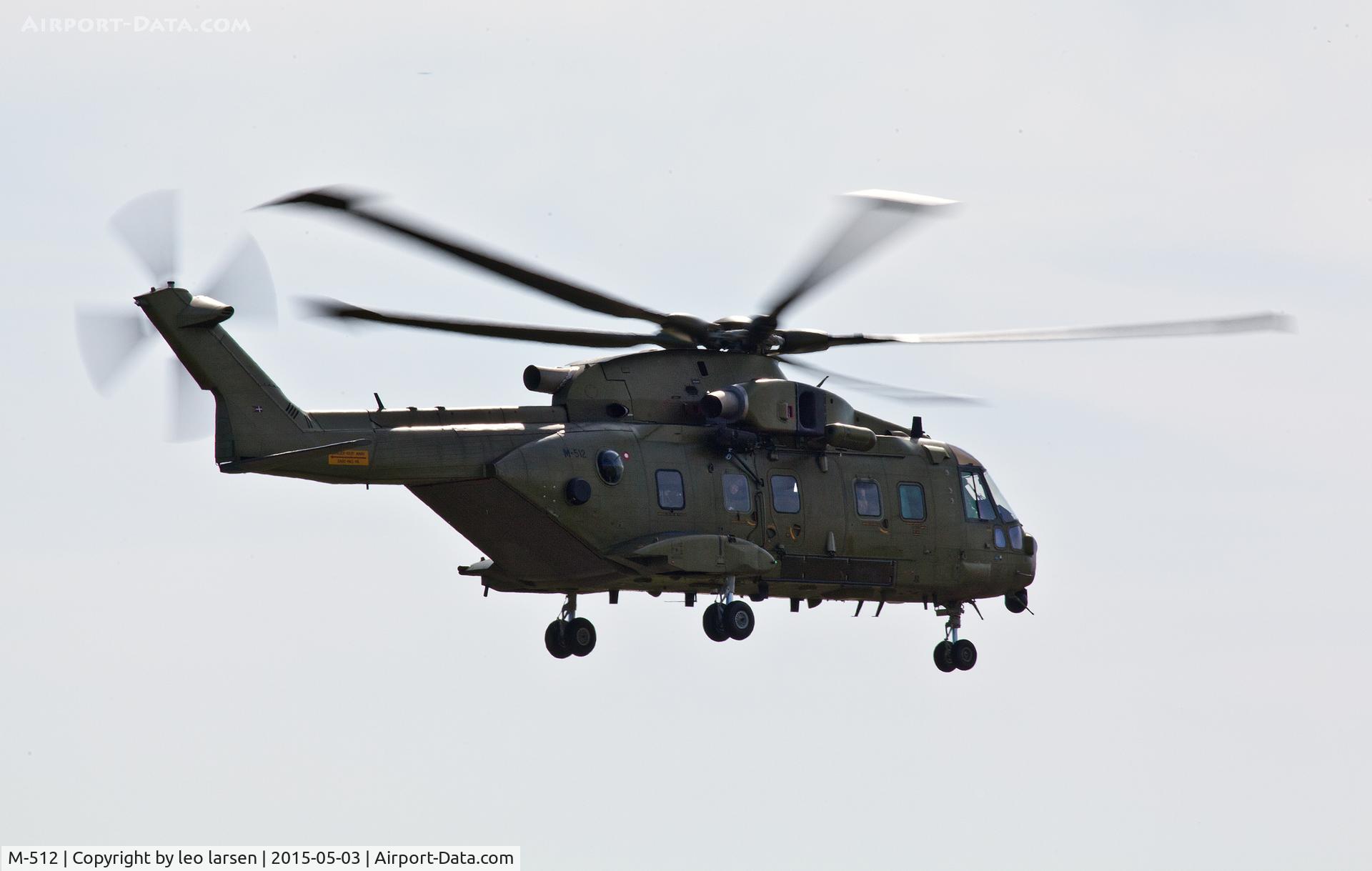 M-512, 2006 AgustaWestland EH-101 Mk. 512 Merlin Joint Supporter C/N 50161, Værløse Denmark 3.5.15