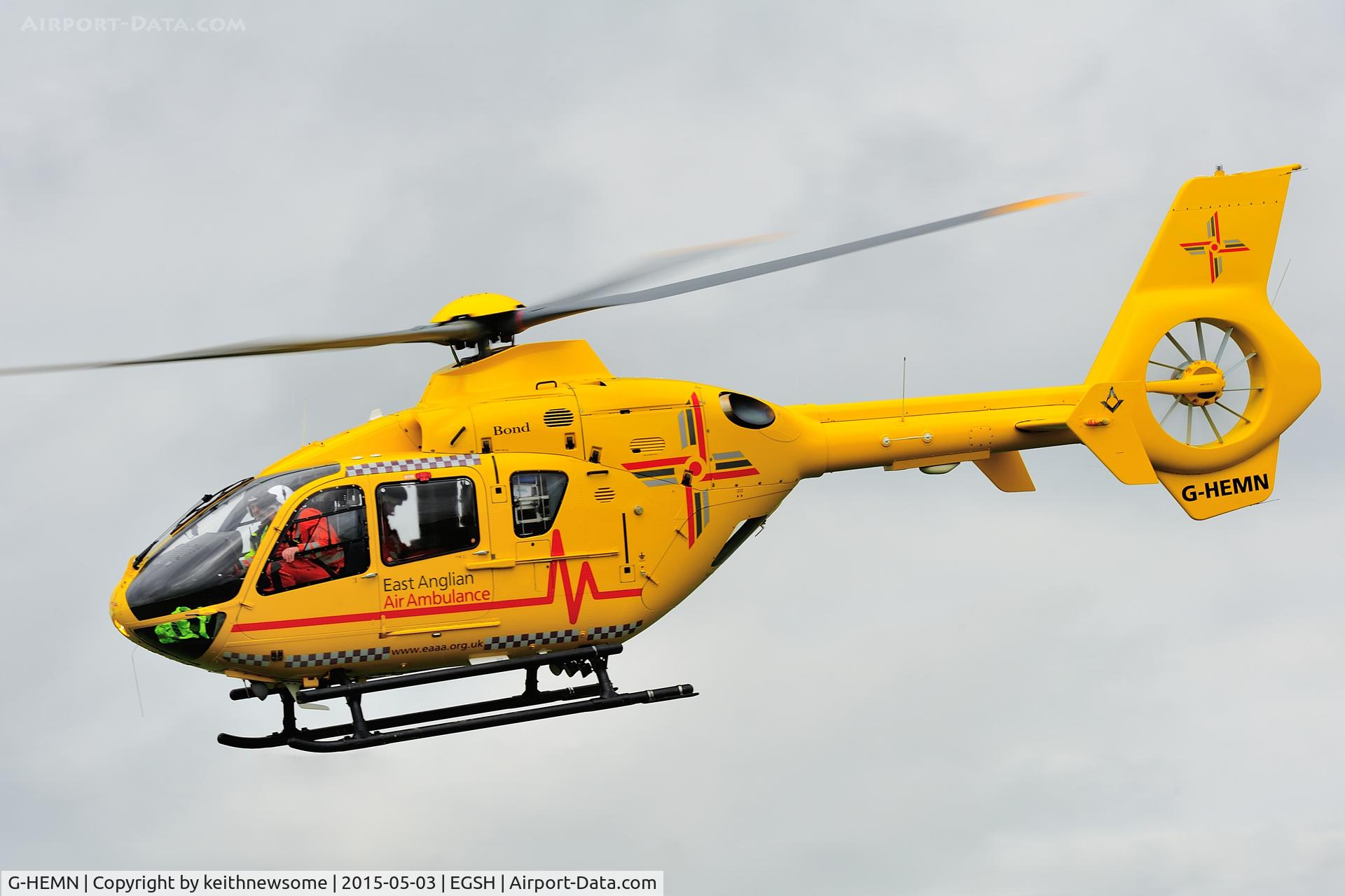 G-HEMN, 2012 Eurocopter EC-135T-2+ C/N 1070, Nice Visitor.