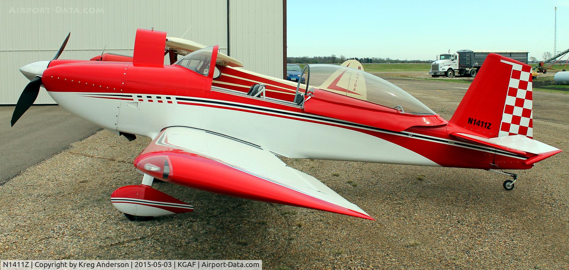 N1411Z, Vans RV-8 C/N 81680, 2015 EAA Chapter 380 Fly-in