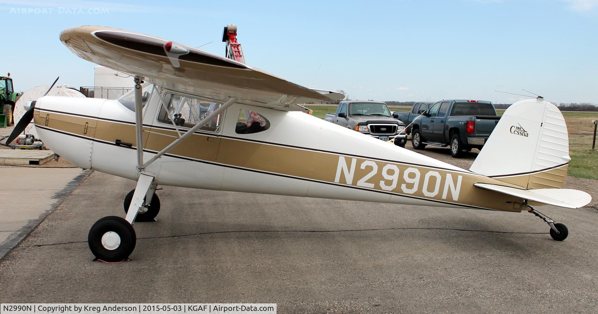 N2990N, 1947 Cessna 140 C/N 13248, 2015 EAA Chapter 380 Fly-in