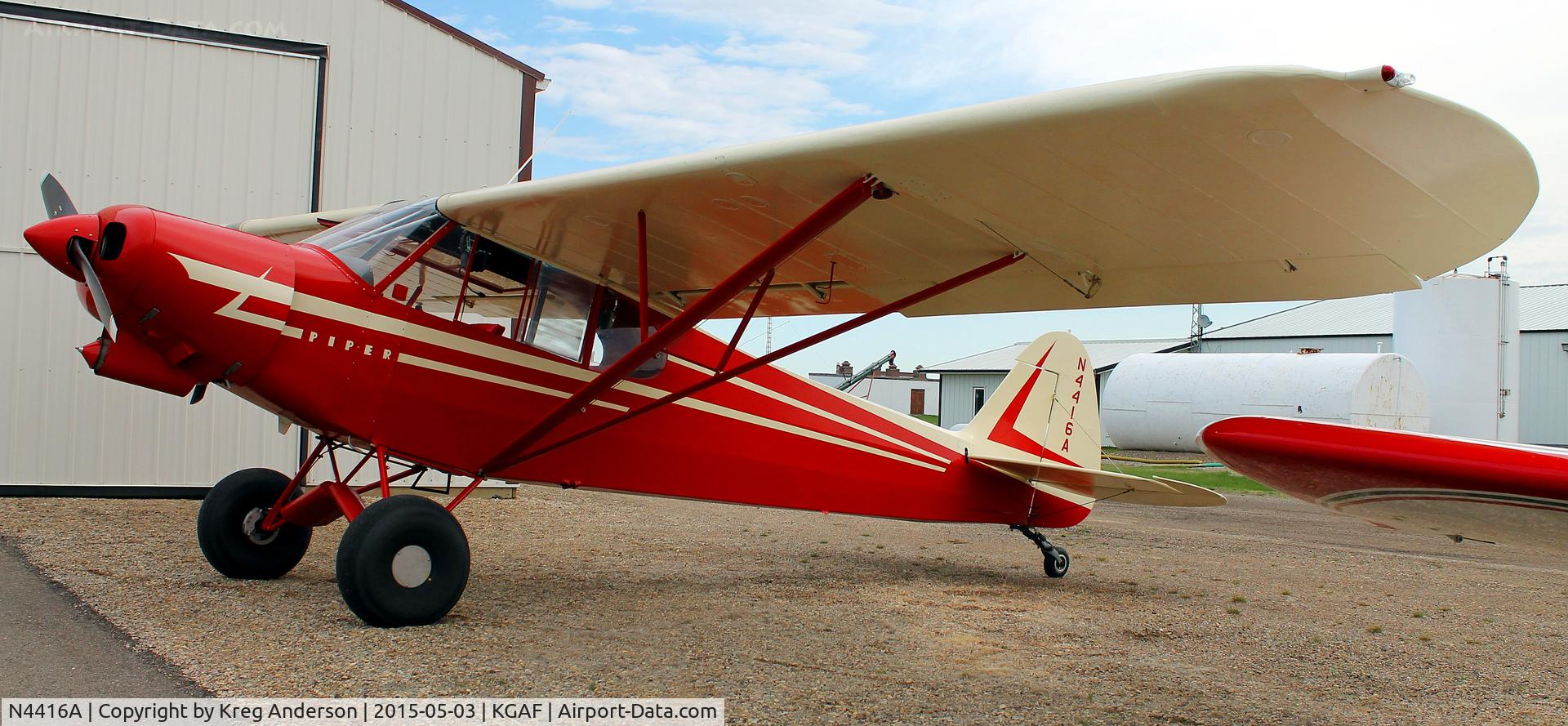 N4416A, 1956 Piper PA-18-150 Super Cub C/N 18-5161, 2015 EAA Chapter 380 Fly-in