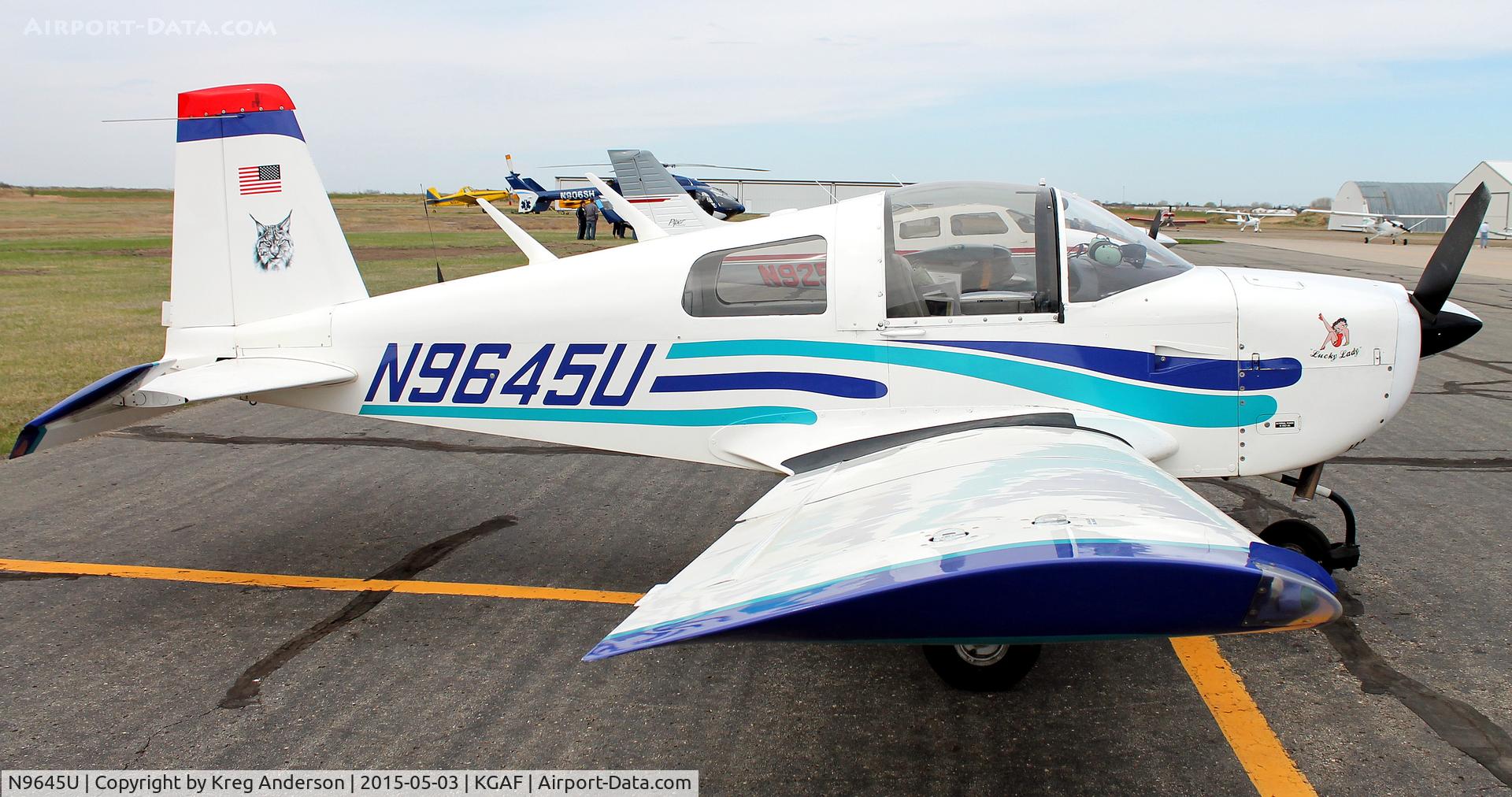N9645U, 1977 Grumman American AA-1C Lynx C/N AA1C0083, 2015 EAA Chapter 380 Fly-in