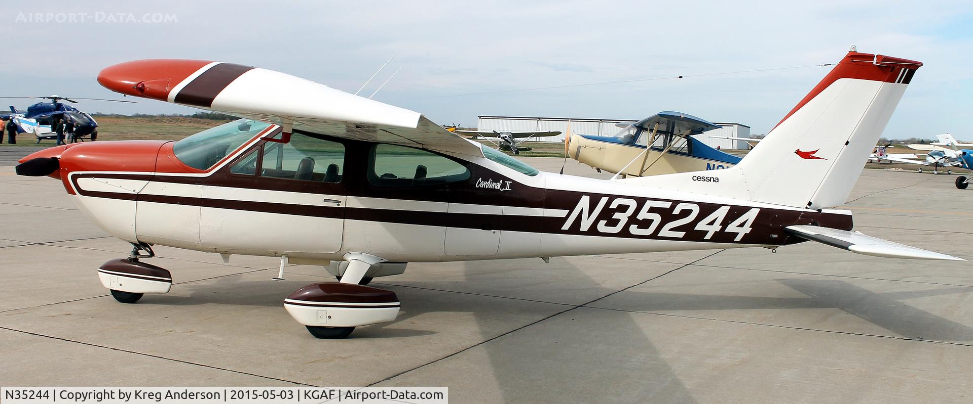 N35244, 1975 Cessna 177B Cardinal C/N 17702288, 2015 EAA Chapter 380 Fly-in