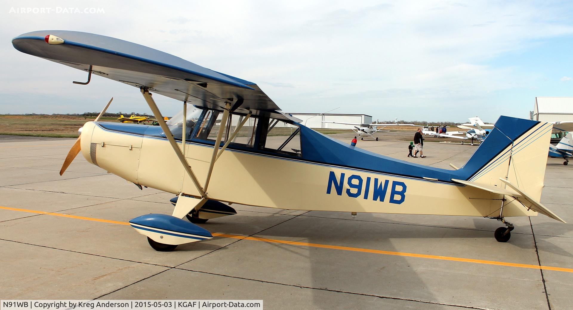N91WB, 1991 Bjorneby Wayne L WEINER SPECIAL C/N 1989, 2015 EAA Chapter 380 Fly-in