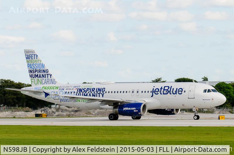N598JB, 2004 Airbus A320-232 C/N 2314, Ft. Lauderdale