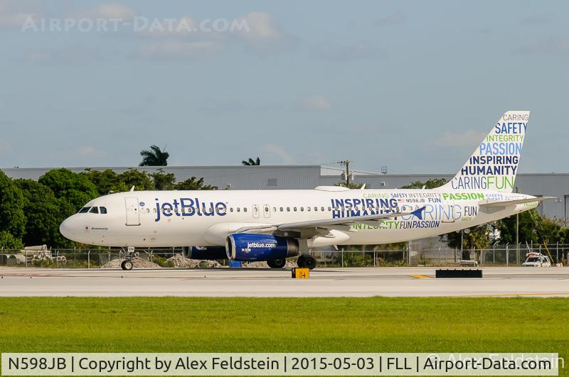 N598JB, 2004 Airbus A320-232 C/N 2314, Ft. Lauderdale