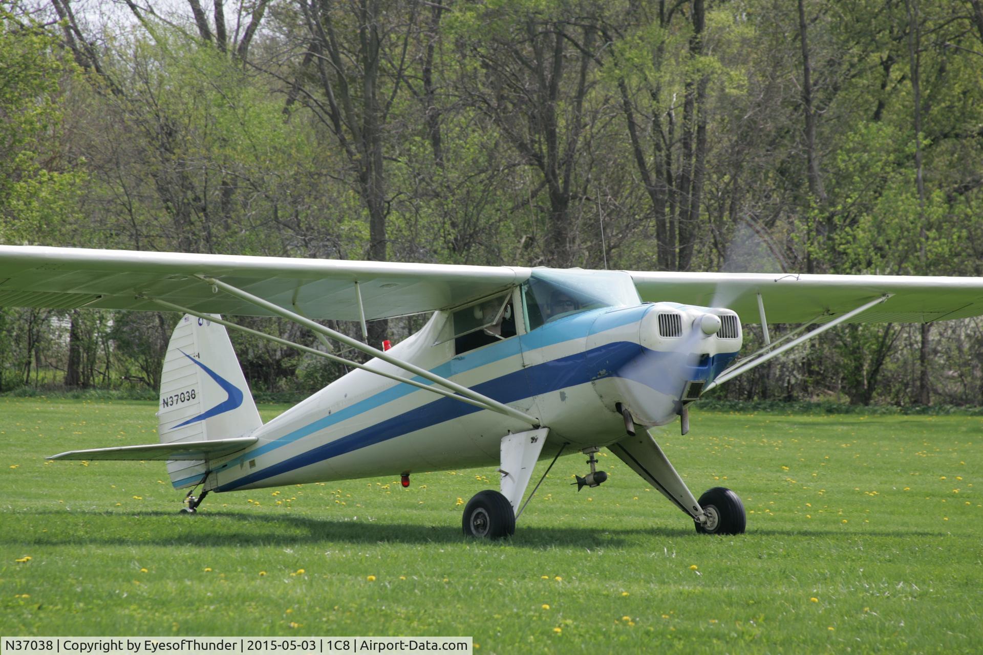 N37038, 1941 Luscombe 8A C/N 1699, Taken at the EAA Chapter 22 Pancake Breakfast Fly In