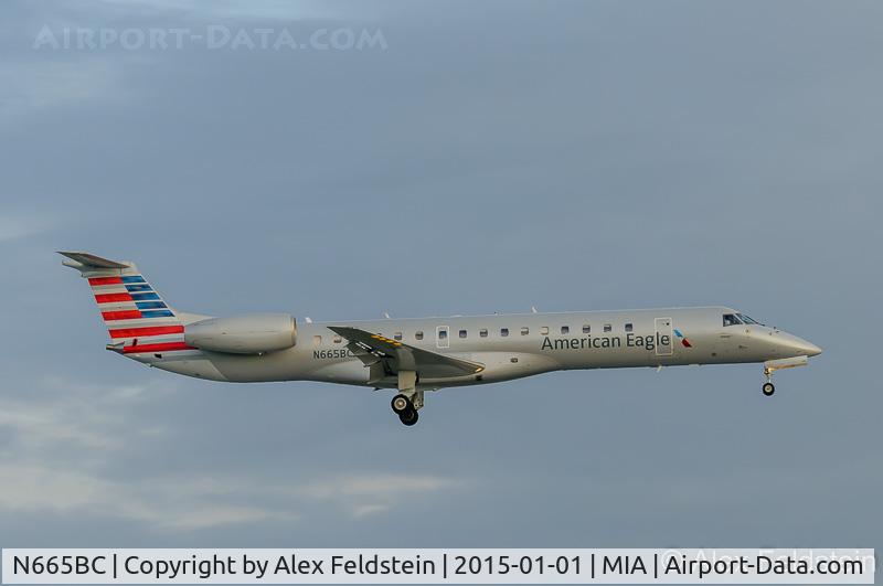 N665BC, 2004 Embraer ERJ-145LR (EMB-145LR) C/N 145783, Miami