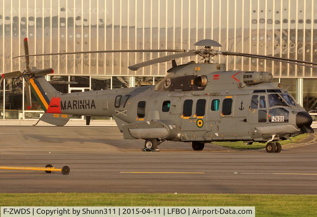 F-ZWDS, 2015 Airbus Helicopters EC-725BR-B Cougar C/N 2867/BRA019, Great surprise to see this helicopter this day who came from Marseille / Airbus Helicopters factory one day before! For Brazil Navy as N-7107/07