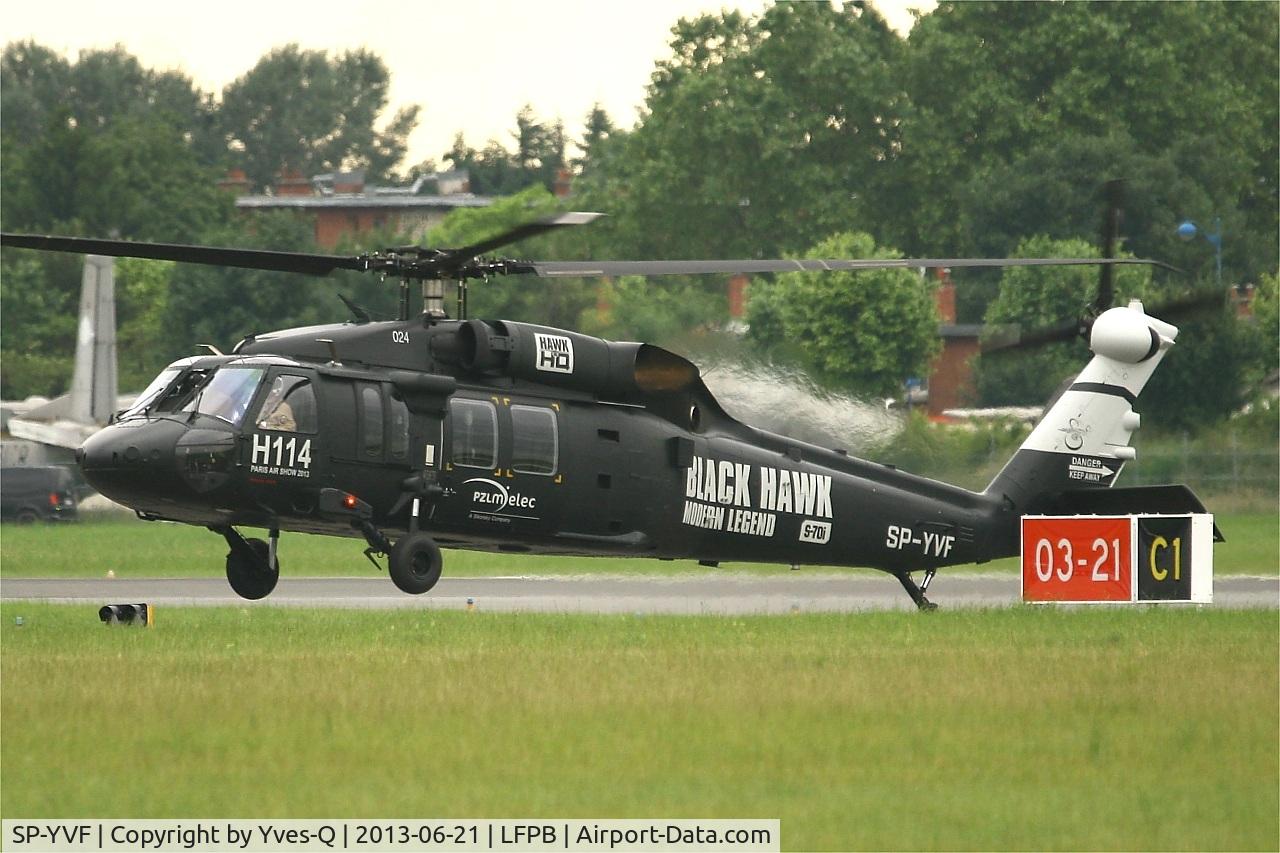 SP-YVF, 2011 Sikorsky S-70i Black Hawk C/N 0007/70-3743, Sikorsky S-70i Black Hawk, On display, Paris-Le Bourget Air Show 2013