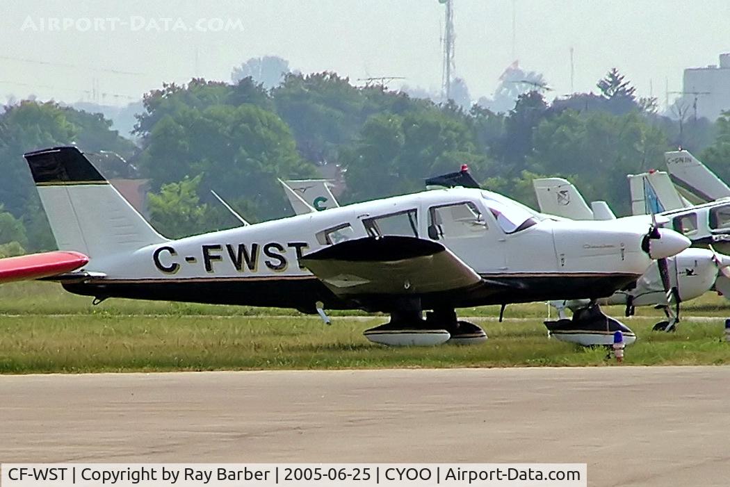 CF-WST, 1967 Piper PA-28-180 C/N 28 4665, Piper PA-28-180 Cherokee D [28-4665] Oshawa~C 25/06/2005. Marked C-FWST.