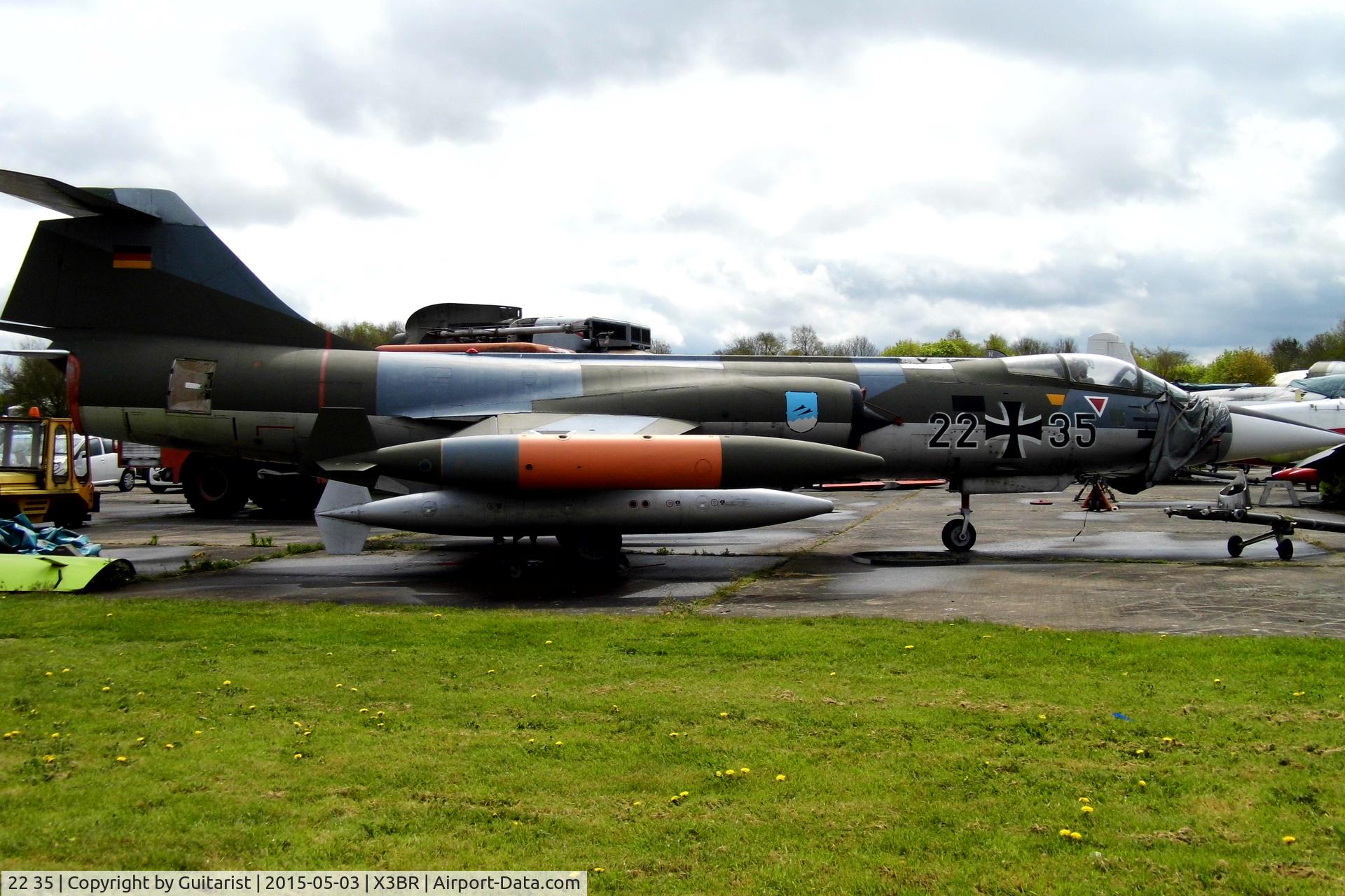 22 35, Lockheed F-104G Starfighter C/N 683-7113, At Bruntingthorpe