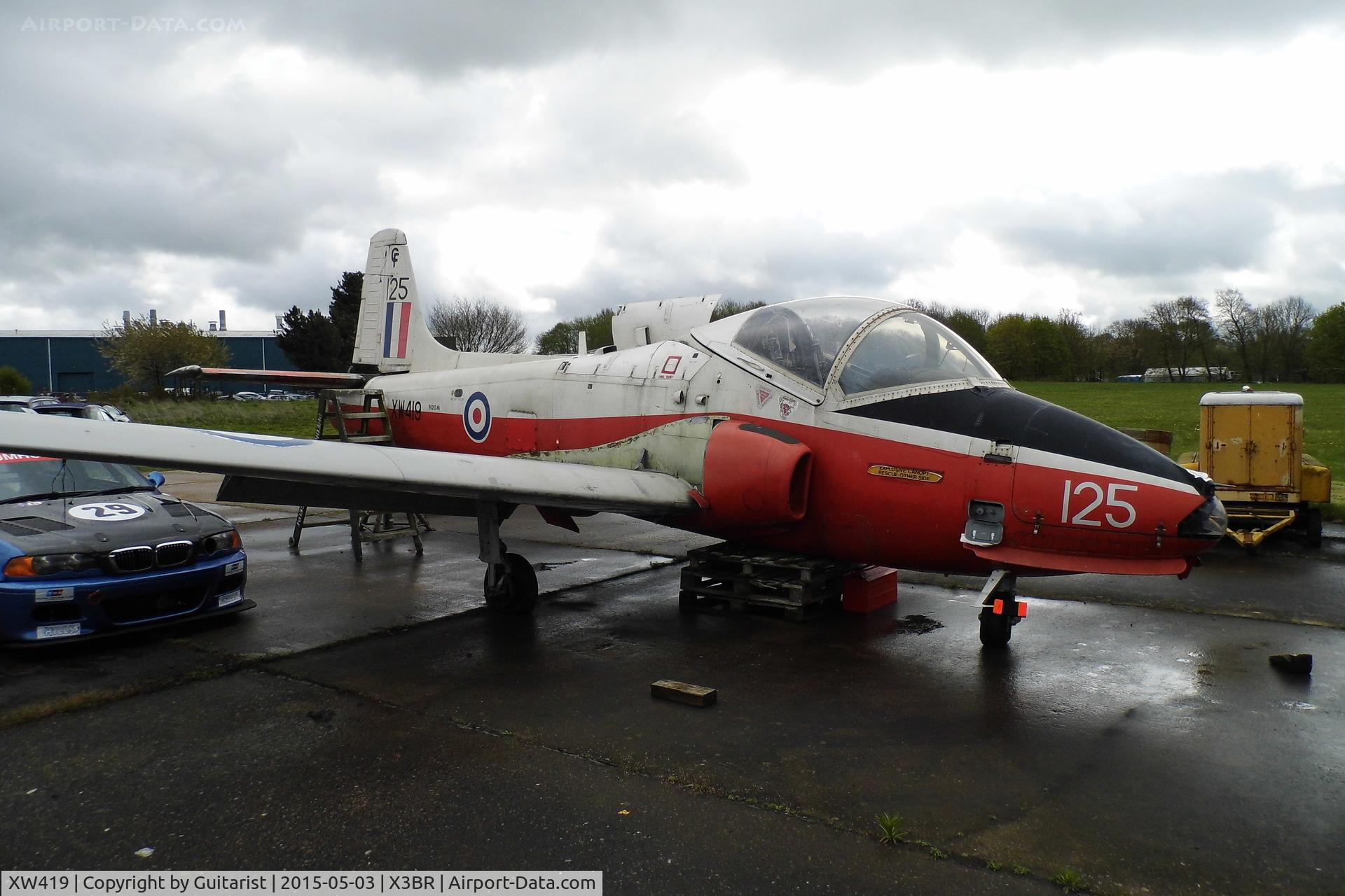 XW419, 1975 BAC 84 Jet Provost T.5A C/N EEP/JP/1041, At Bruntingthorpe