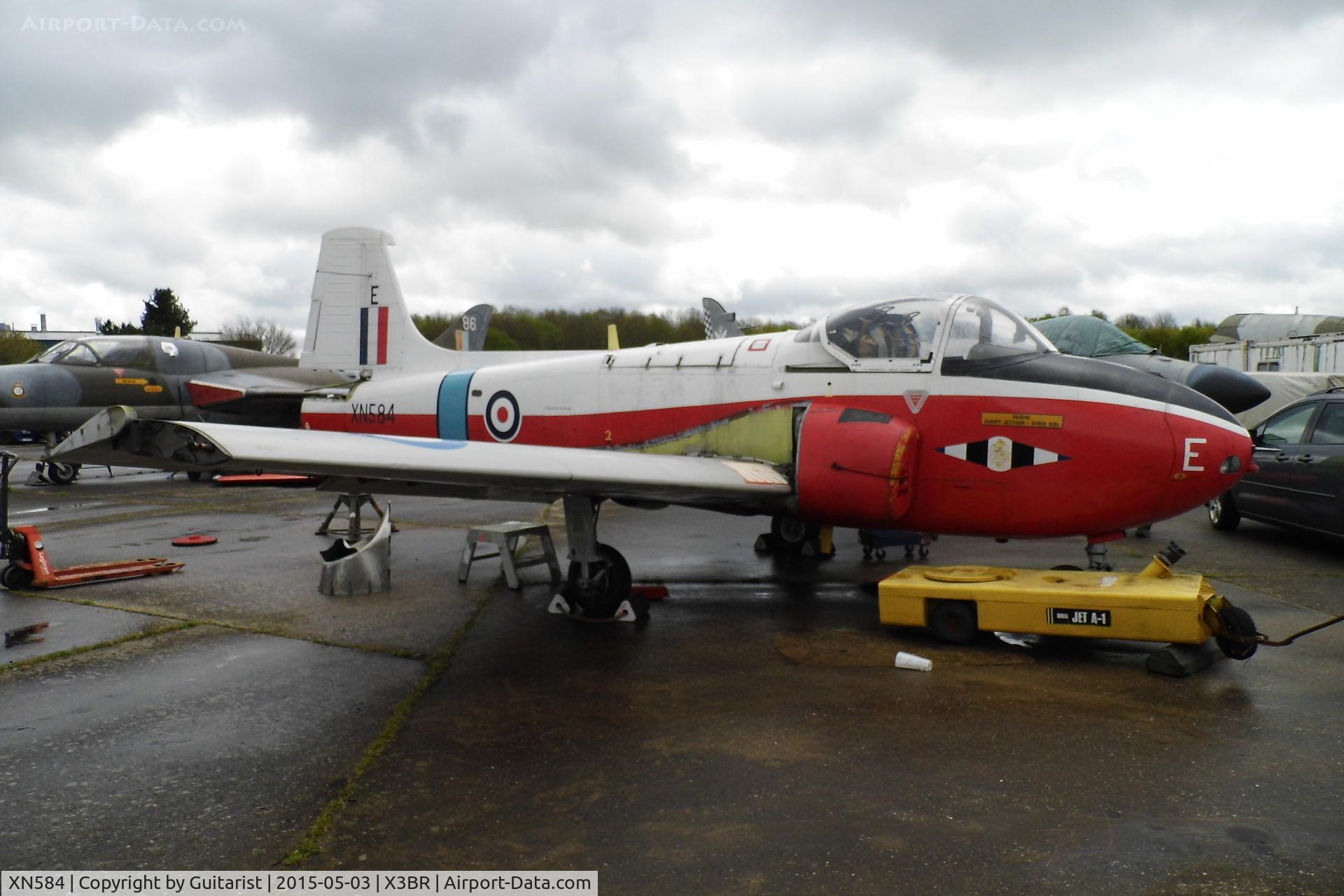 XN584, 1961 Hunting P-84 Jet Provost T.3A C/N PAC/W/11826, At Bruntingthorpe