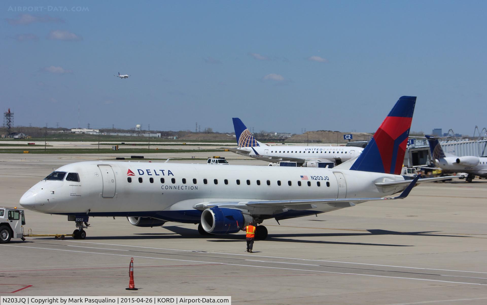 N203JQ, 2008 Embraer 175LR (ERJ-170-200LR) C/N 17000242, ERJ 170-200 LR