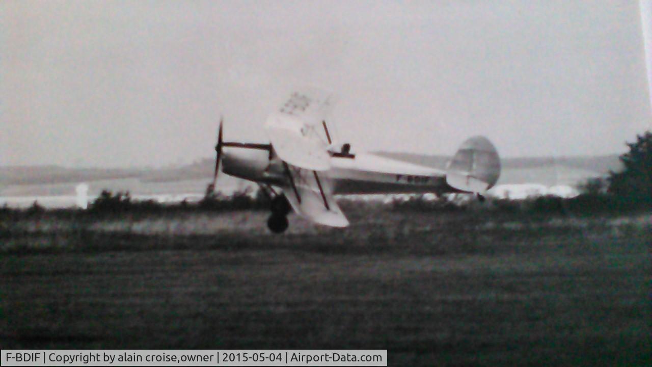 F-BDIF, Stampe-Vertongen SV-4C C/N 527, Engine 4PO 3 . Plane crashed in 1974 following  brief collapse of pilot flying wheels up!
