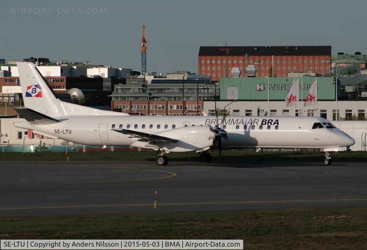 SE-LTU, 1999 Saab 2000 C/N 2000-062, Bromma är bra means Bromma is good,