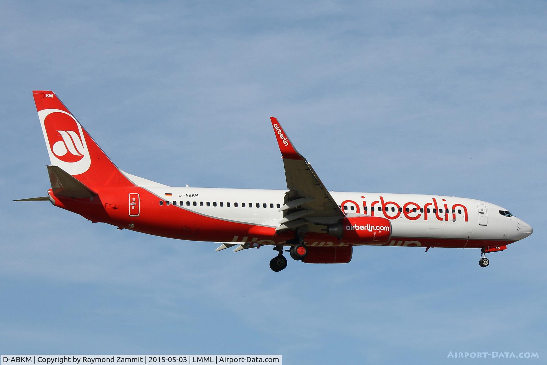 D-ABKM, 2010 Boeing 737-86J C/N 37755, B737-800 D-ABKM Air Berlin