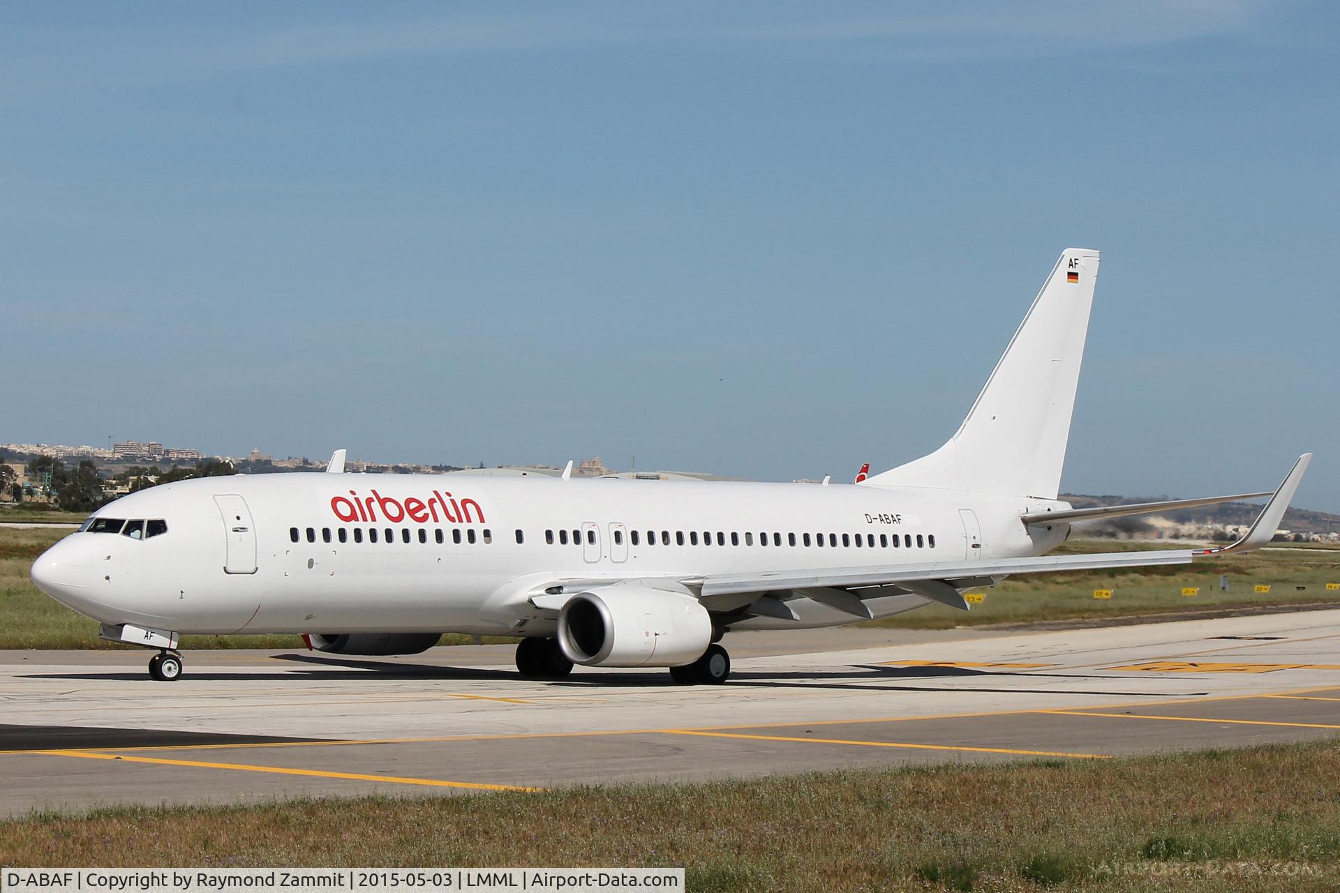 D-ABAF, 2001 Boeing 737-86J C/N 30878, B737-800 D-ABAF Air Berlin
