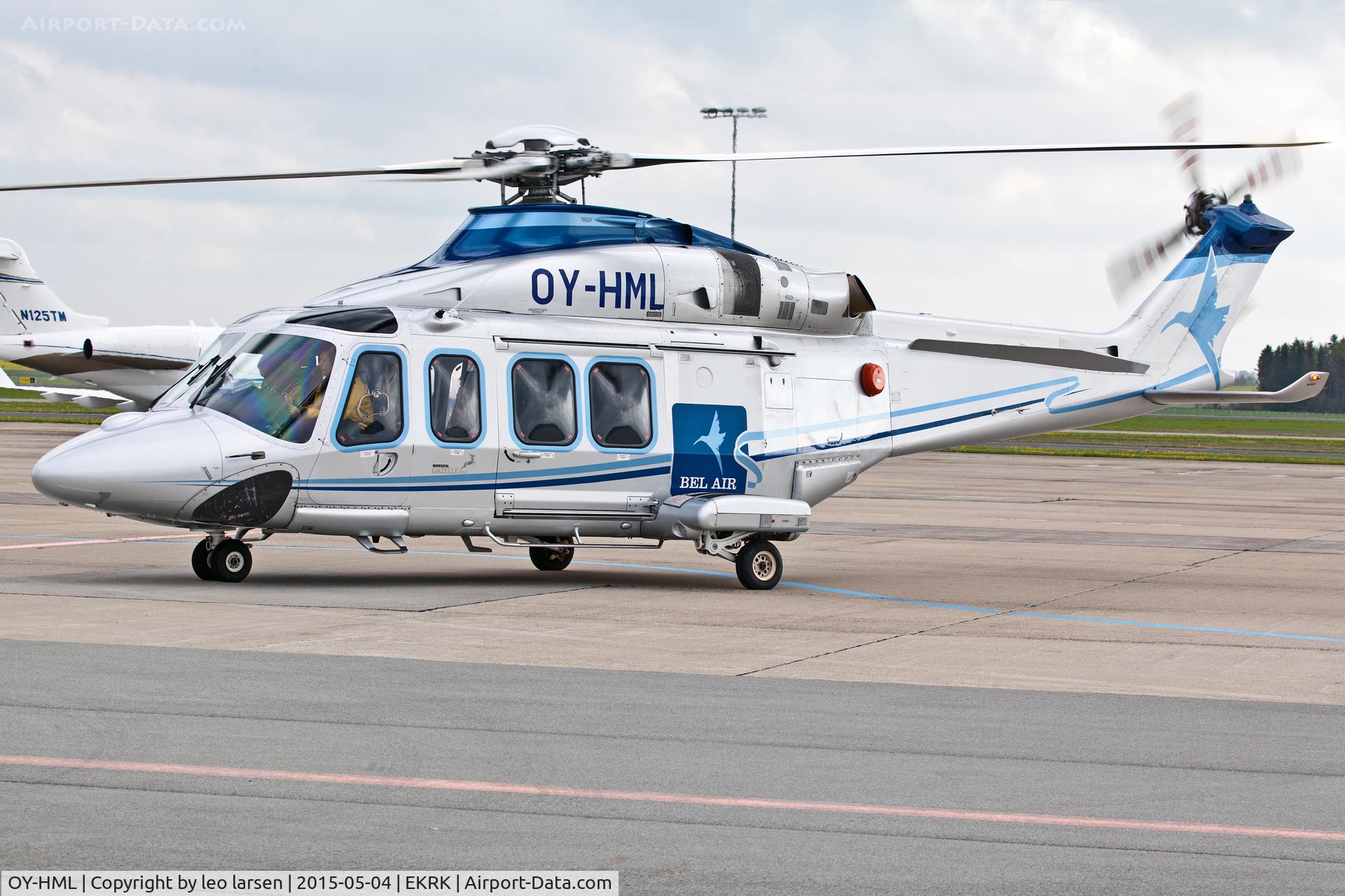 OY-HML, AgustaWestland AW-139 C/N 31411, Roskilde Denmark 4.5.15