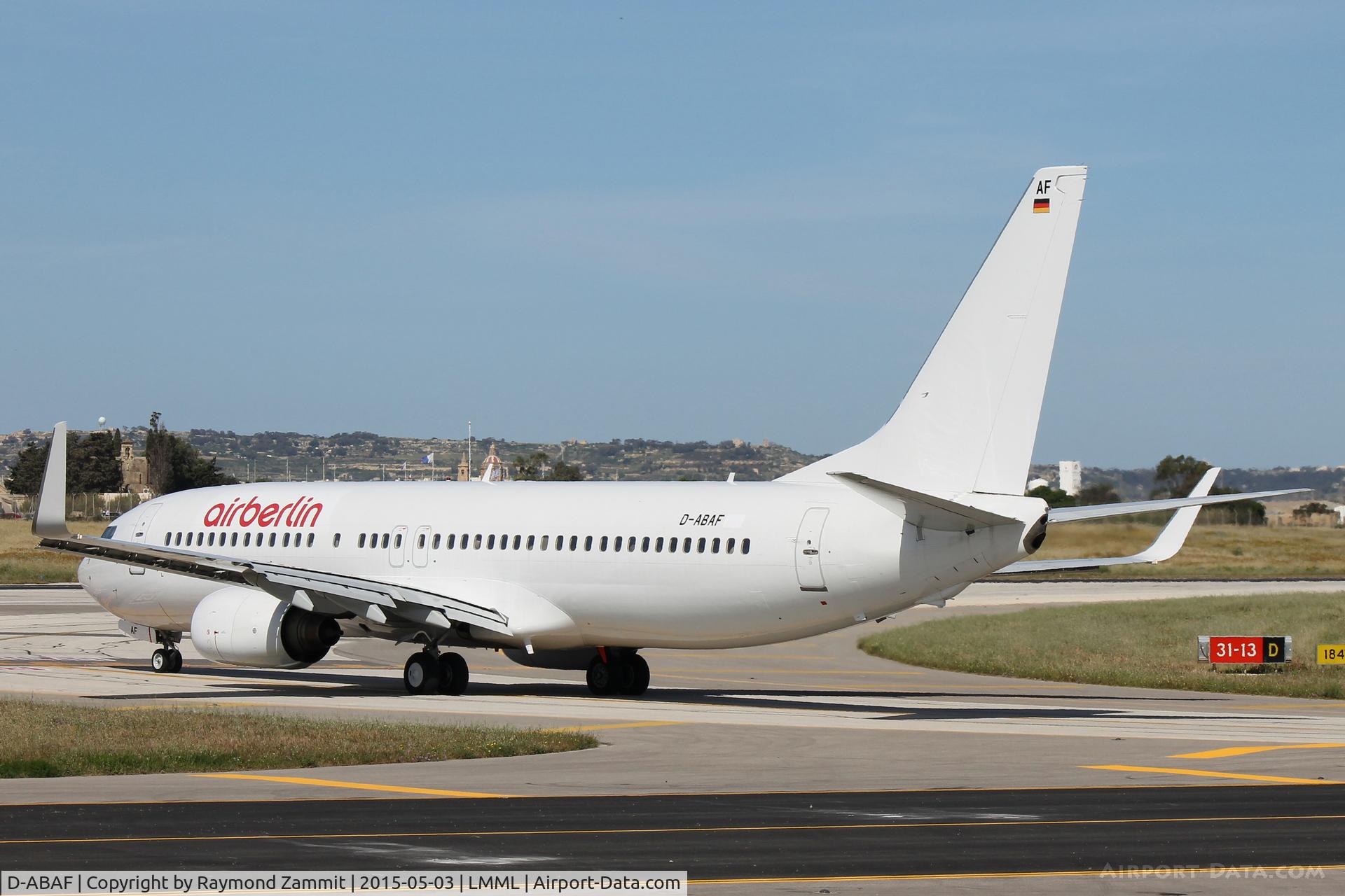 D-ABAF, 2001 Boeing 737-86J C/N 30878, B737-800 D-ABAF Air Berlin