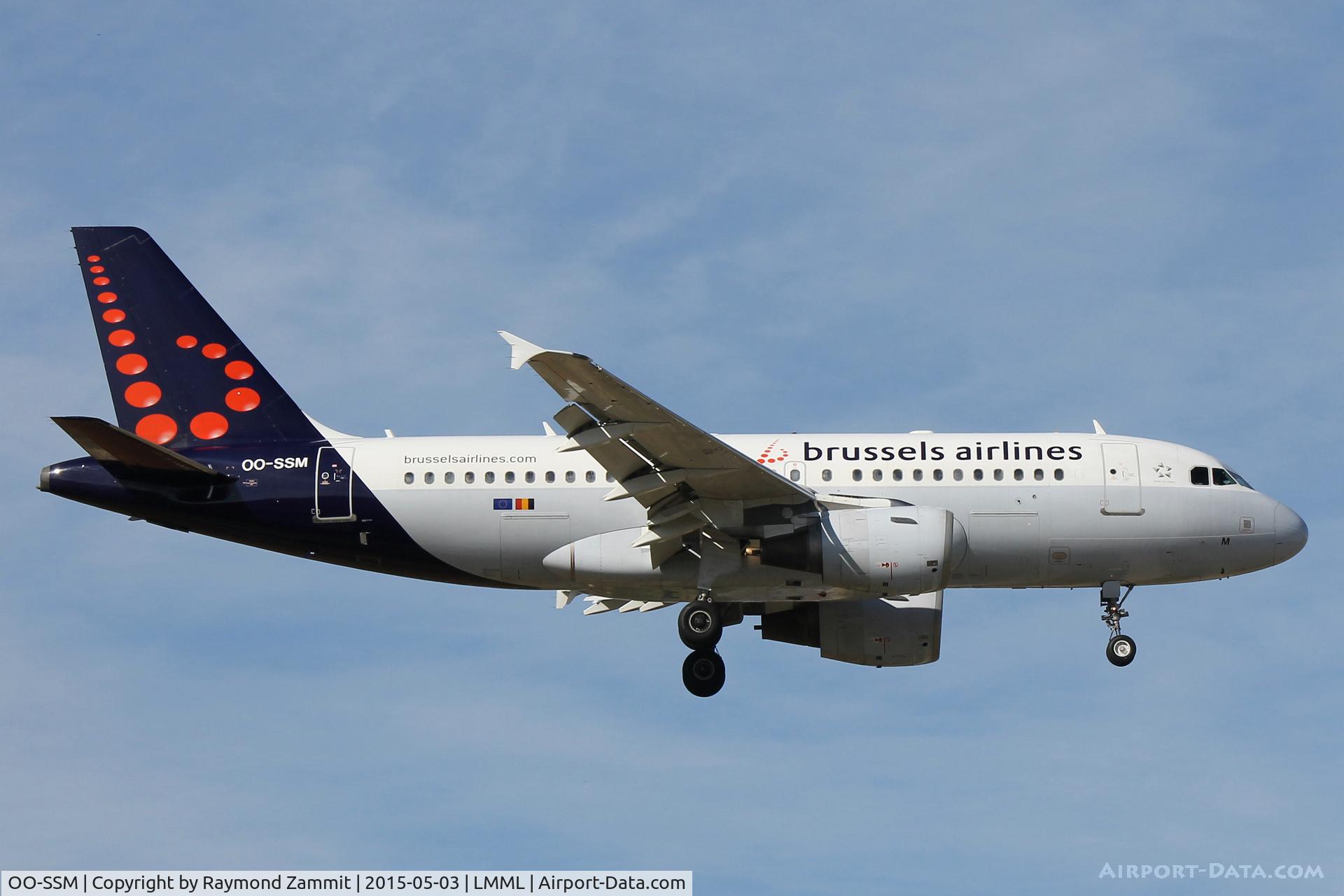 OO-SSM, 2000 Airbus A319-112 C/N 1388, A319 OO-SSM Brussels Airlines