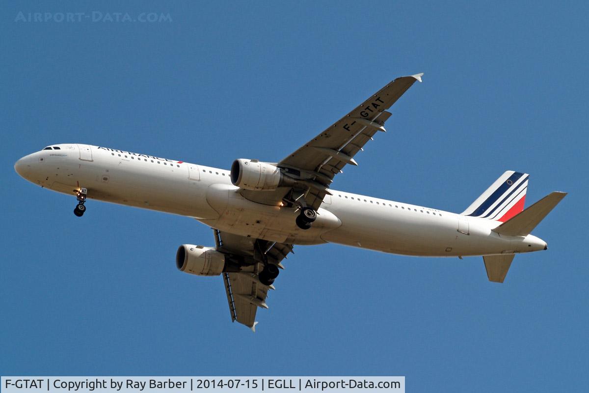 F-GTAT, 2008 Airbus A321-211 C/N 3441, Airbus A321-211 [3441] (Air France) Home~G 15/07/2014. On approach 27R revised scheme.