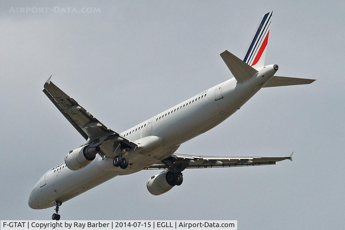F-GTAT, 2008 Airbus A321-211 C/N 3441, Airbus A321-211 [3441] (Air France) Home~G 15/07/2014. On approach 27R revised scheme.