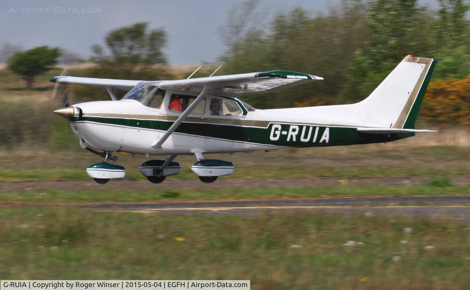 G-RUIA, 1979 Reims F172N Skyhawk C/N 1856, Resident Reims/Cessna Skyhawk operated by Cambrian Flying Club touch and go Runway 22.